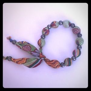 Bracelet beautiful Fabric wrapped bracelet Sale 3 for $20